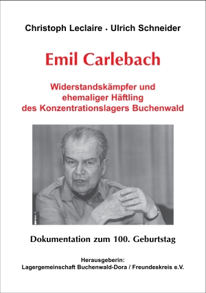 Broschüre 100 Jahre Emil Carlebach
